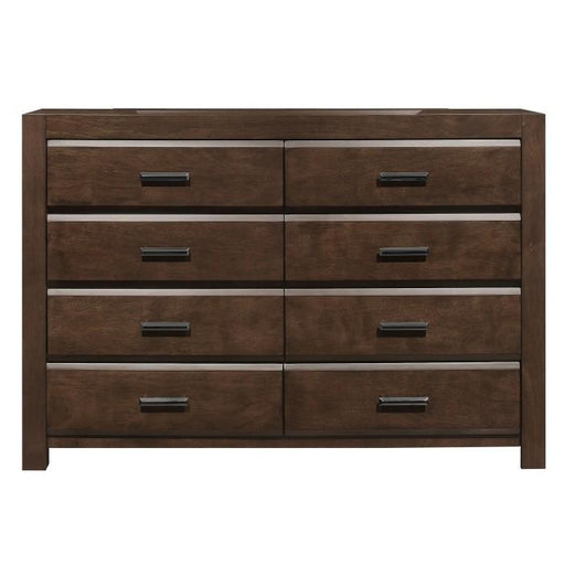 Homelegance Furniture Erwan 8 Drawer Dresser in Dark Walnut 1961-5 image