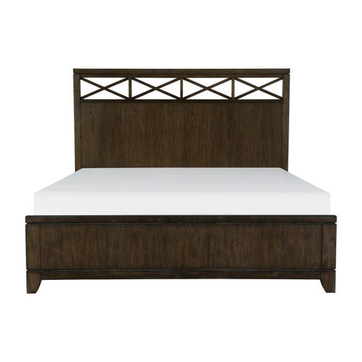 Homelegance Griggs King Panel Bed in Dark Brown 1669K-1EK* image