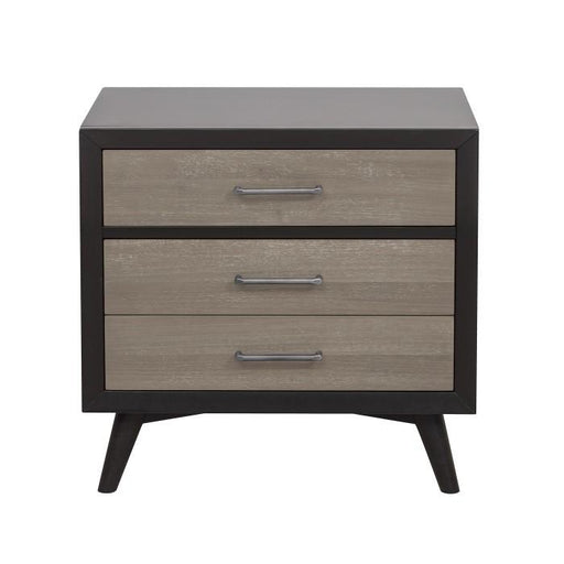 Homelegance Raku 3 Drawer Nightstand in Gray 1711-4 image