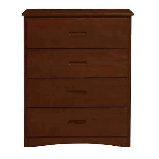 Homelegance Rowe 4 Drawer Chest in Dark Cherry B2013DC-9 image