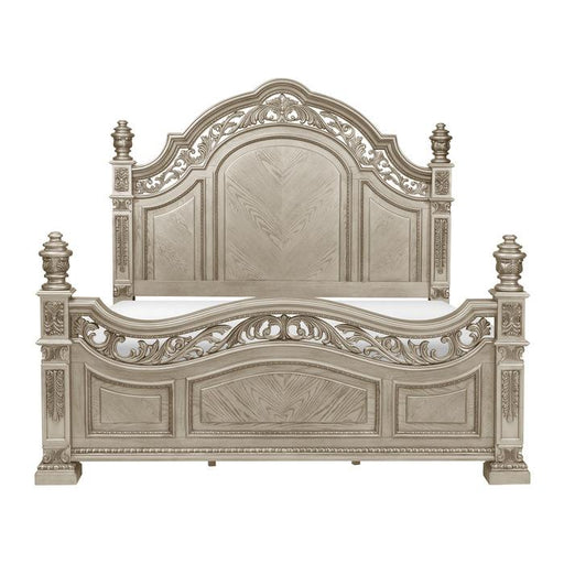 Catalonia King Poster Bed in Platinum Gold 1824PGK-1EK* image