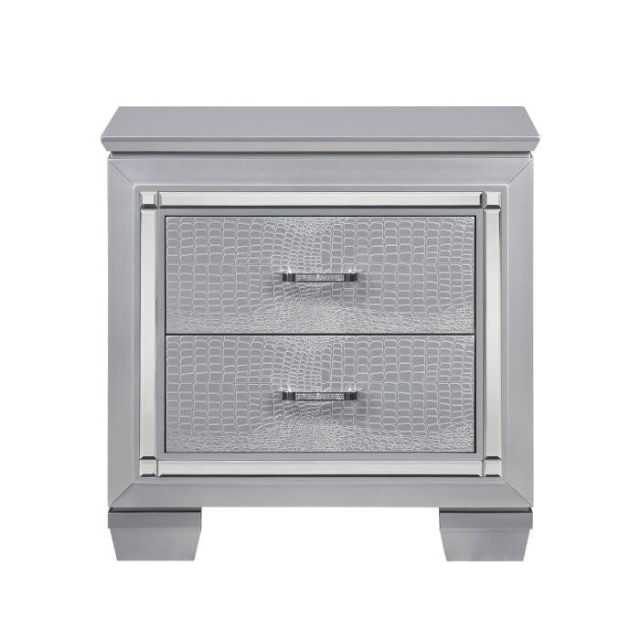 Allura Nightstand in Silver 1916-4 image