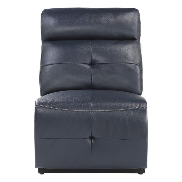 Avenue Armless Reclining Chair in Navy 9469NVB-AR