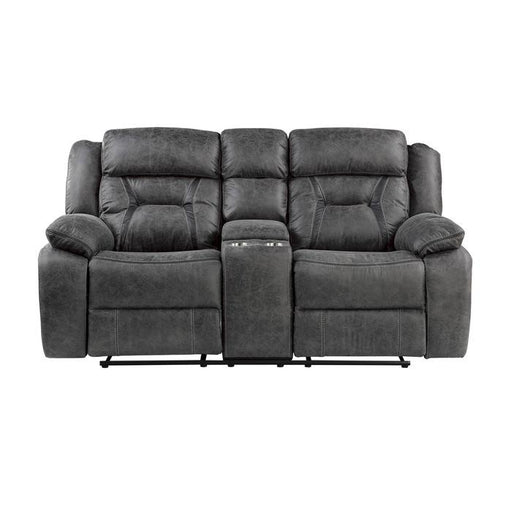 Madrona Hill Double Reclining Loveseat in Gray 9989GY-2 image