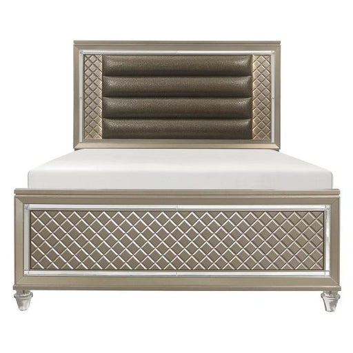 Youth Loudon Full Platform Bed in Champagne Metallic B1515F-1* image