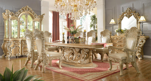 HD-7012 - 9PC DINING TABLE SET image