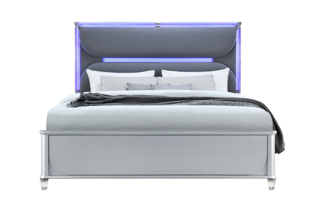 Lando Silver Bed