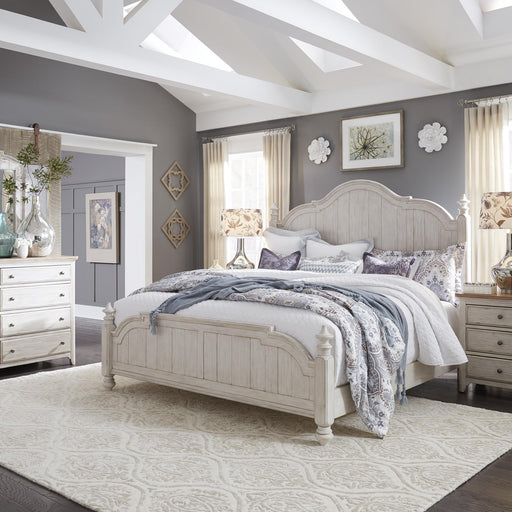 Farmhouse Reimagined Queen Poster Bed, Dresser & Mirror, Night Stand image