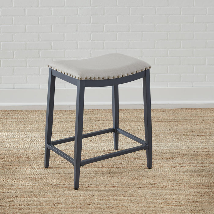 Vintage Series Backless Uph Counter Chair- Navy image