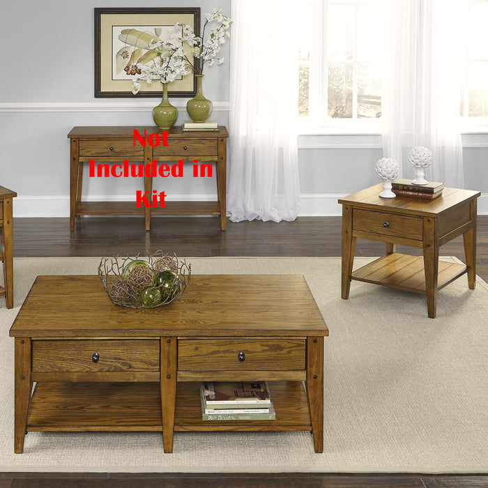 Lake House 3 Piece Set (1-Cocktail 2-End Tables)