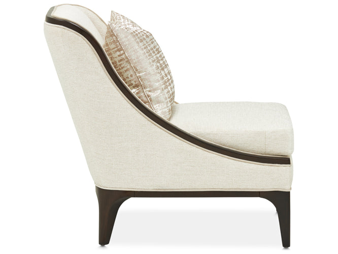 AICO Paris Chic Chair Cremini in Espresso