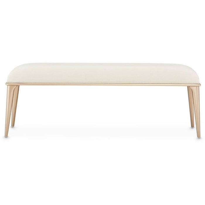 AICO La Rachelle Bed Bench in Medium Champagne image