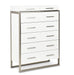 AICO Marquee Chest in Cloud White image