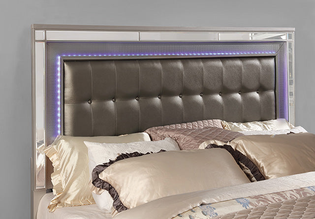 Brachium Silver Cal.King Bed