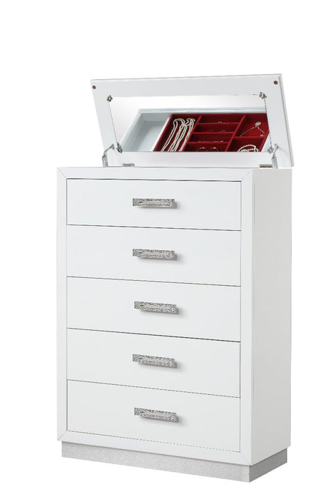 Galaxy Home Coco Chest in Milky White image
