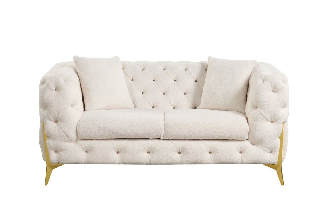 Galaxy Home Contempo Loveseat in Beige image