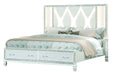 Galaxy Home Crystal King Bed in White image