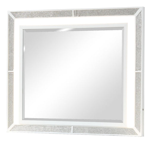 Galaxy Home Crystal Mirror in Black image