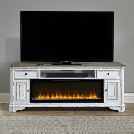 Liberty Furniture 244 82 Inch Console w/ Fire FT image