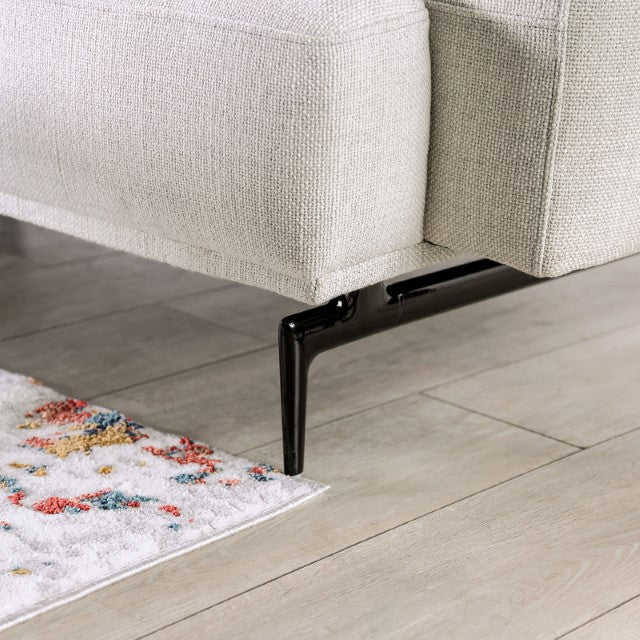 Baerum Sectional, Left & Right Chaise Beige & Gray