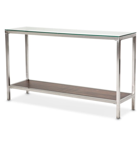 AICO Furniture Diversey ConsoleTable with Glass Top image