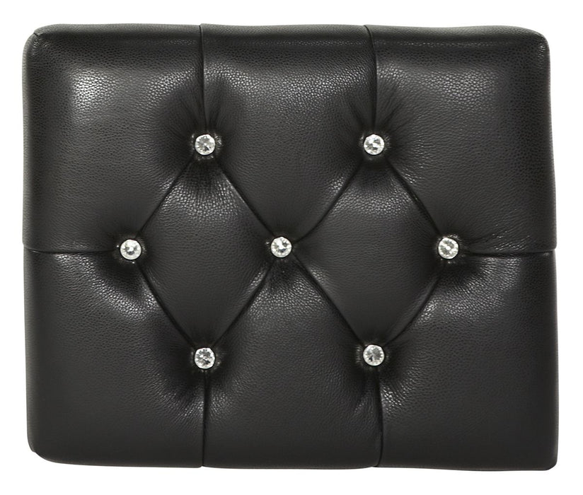 AICO Hollywood Swank Vanity Bench in Platinum 03804-05