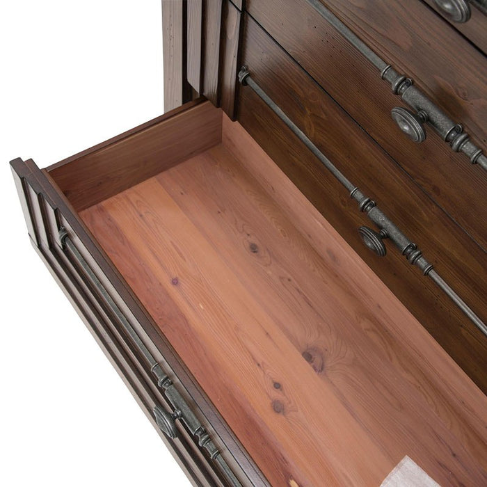 Aico Carrollton Dresser in Rustic Ranch