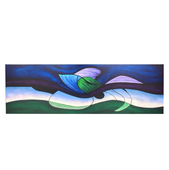 AICO Furniture A La Carte Illusions Blue Waves Cabinet