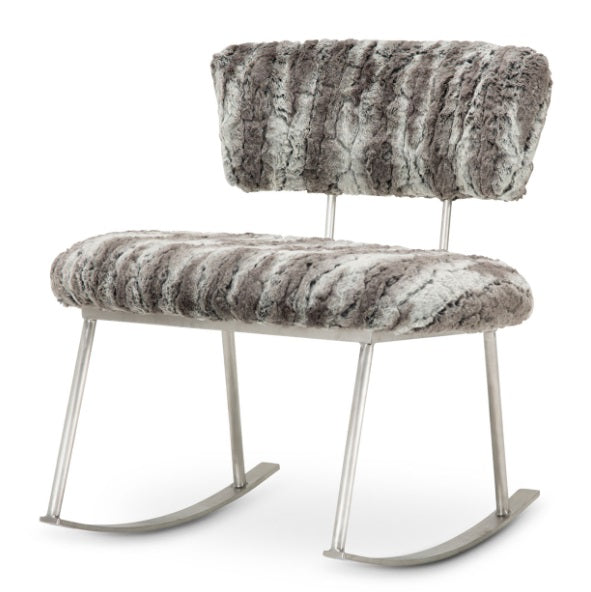 AICO Furniture A La Carte Pebble Beach Rocker Chair in Moondust image