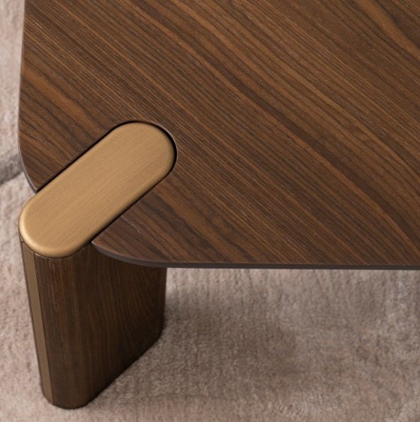 AICO Furniture Amora Cocktail Table in Eggshell Walnut