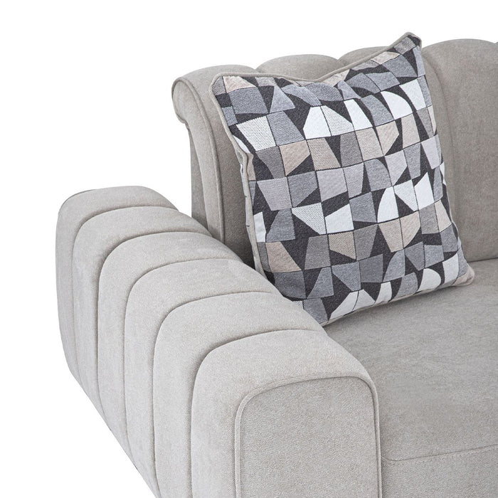 AICO Balboa Sofa in Warm Walnut