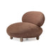AICO Furniture Bristol Point Accent Chair in Saddle Brown image
