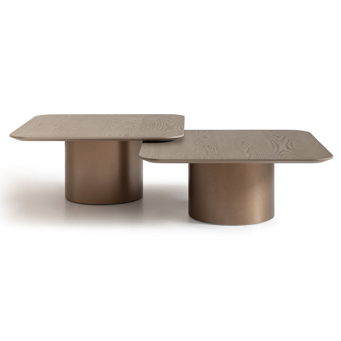 AICO Canberra Short Cocktail Table in Brown