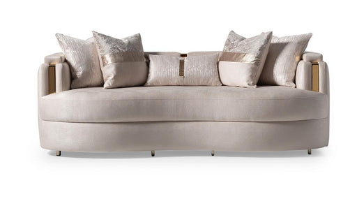 AICO Carmela Sofa Almond in Shimmer Ivory image