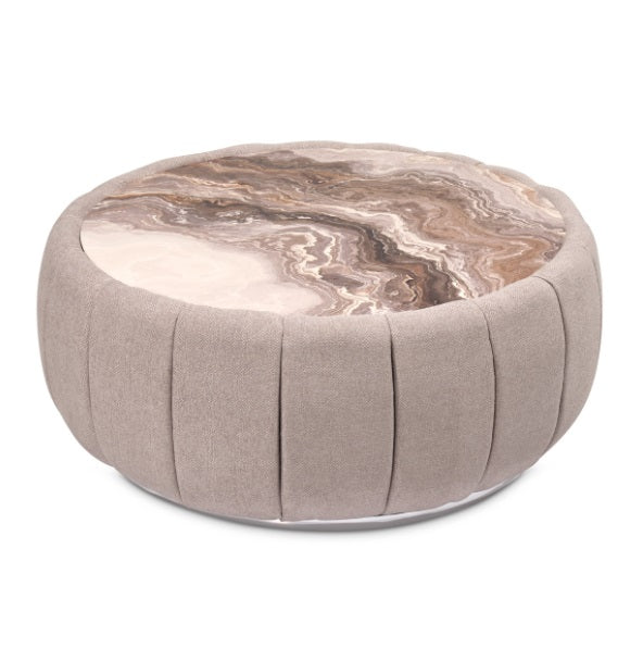 AICO Furniture Lucca Cocktail Table in Silver