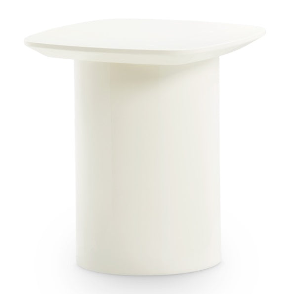 AICO Furniture Le Montreaux Accent Table in Cloud White