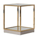 AICO Furniture Savannah Breeze End Table in Bright Gold image
