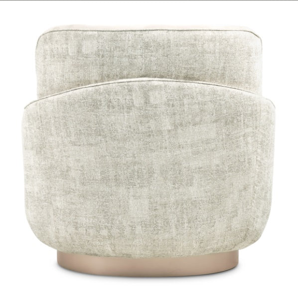 AICO Furniture Aurora Chaise Quarry in Moonlight