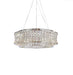 AICO Furniture Lighting Galaxy Large Round LED Chandelier in Chrome image