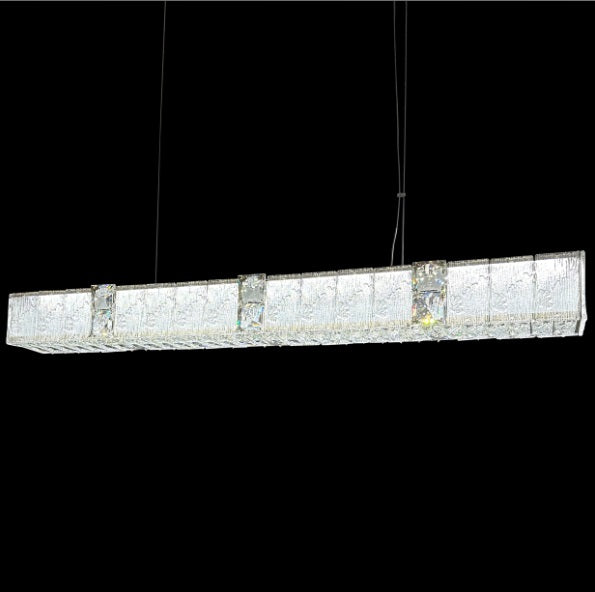AICO Furniture Lighting Mina Rectangular LED Chandelier image