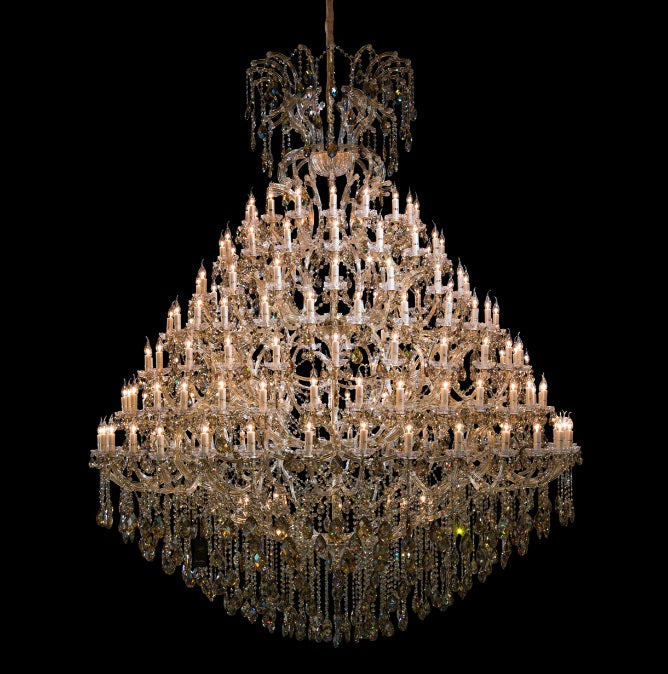 AICO Furniture Lighting Grand Cathedral 176 Light Chandelier in Gold image