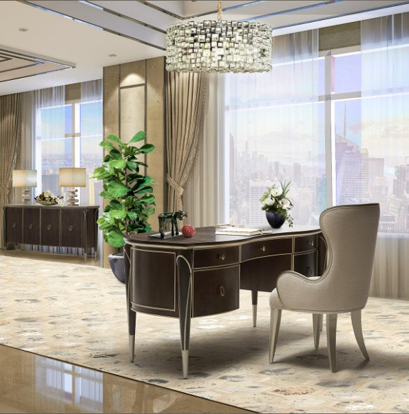 AICO Furniture Lighting Facets 12 Light Chandelier