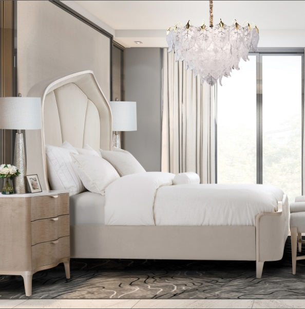 AICO Furniture Lighting Autumn 21 Light Chandelier in Clear