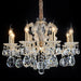 AICO Furniture Lighting Portola II 8 Light Chandelier in Clear image