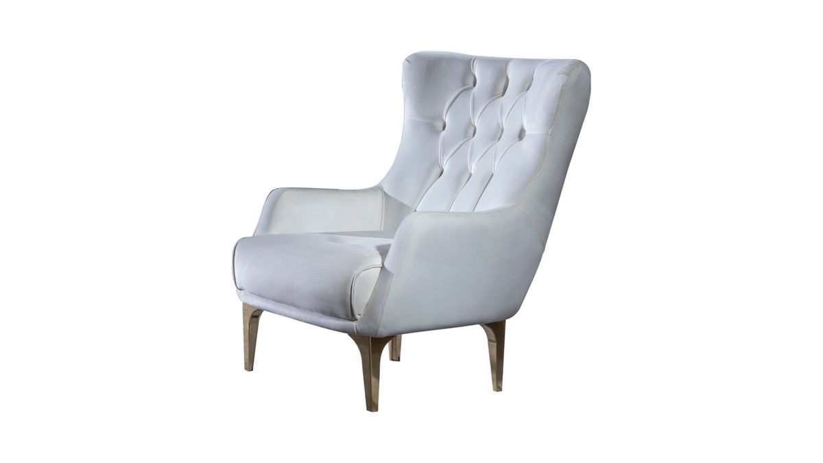 Galaxy Home Lust Chair in Off White image