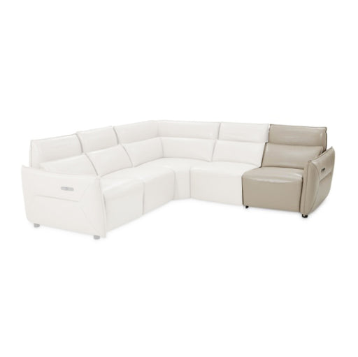 AICO Furniture Verona RAF Motion Chair in Light Gray image