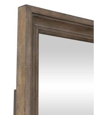 Liberty Furniture Town & Country Landscape Mirror in Dusty Taupe