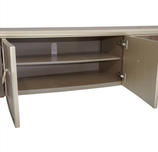 AICO Villa Cherie Media Cabinet in Hazelnut