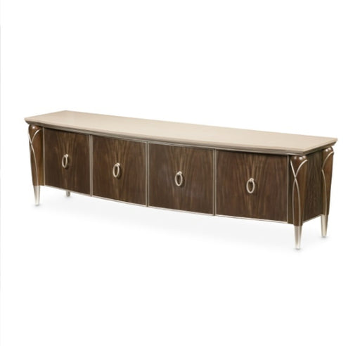 AICO Villa Cherie Media Cabinet in Hazelnut image