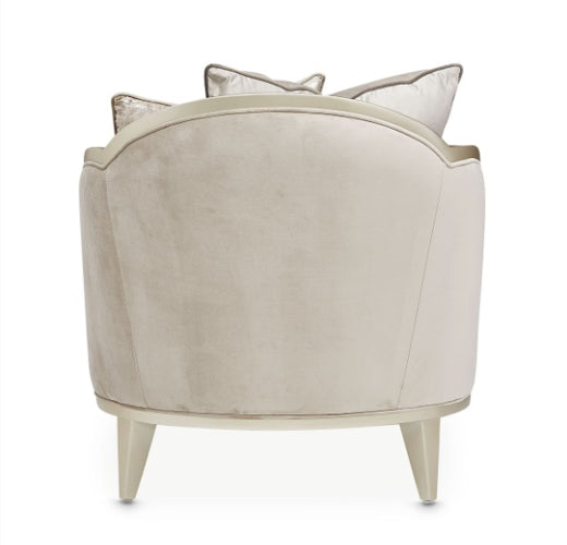 AICO Villa Cherie Chaise in Hazelnut